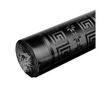 Pro Nappe - Réf. R485034I - Nappe en papier damassé jetable en rouleau de 50 m de long x 1,18 m de large - Couleur noire - Papier damassé à imprimé universel chic et classique