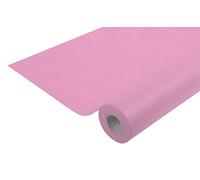 Pro Nappe - Réf R781020I - Nappe jetable en non tissé spunbond - Couleur rose bonbon - Rouleau de 10 M de long X 1,20 M de large - Matière indéchirable, déperlante et essuyable essuyable