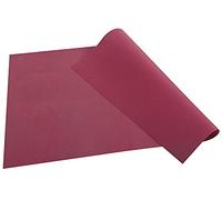 Pro Nappe - Réf. S340108I - Set de table non tissé spunbond - Tissu indéchirable, déperlant et essuyable - Format 30X40 - Couleur bordeaux - Fabriqué en France - En barquette de 100 sets