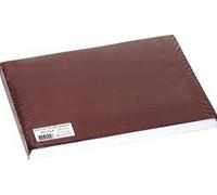 Lot de 4 - PRONAPPE Barquette de 500 sets de table papier Tiss Lack, unis - Format 30x40 cm - Chocolat