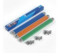 Pro Offset Extension Wrench Set, Impact Ready 15.4" Long&15mm Slim, 744g Heavy Duty Reinforced Steel Tight Reach Wrench with 1/4", 3/8", 1/2" Square Drive Adapters for Automotive Repair (3PCS-A)