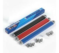 Pro Offset Extension Wrench Set, Impact Ready 15.4" Long&15mm Slim, 744g Heavy Duty Reinforced Steel Tight Reach Wrench with 1/4", 3/8", 1/2" Square Drive Adapters for Automotive Repair (3PCS-B)