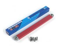 Pro Offset Extension Wrench Set, Impact Ready 15.4" Long&15mm Slim, 744g Heavy Duty Reinforced Steel Tight Reach Wrench with 1/4", 3/8", 1/2" Square Drive Adapters for Automotive Repair (Red)