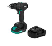 PRO Perceuse sans fil 20 V - Moteur sans balais - 40 Nm | Avec batterie 2,0 Ah et chargeur