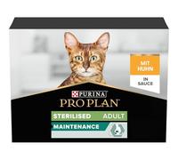 PRO PLAN Adult STERILISED MAINTENANCE Poulet Sauce 10x85g