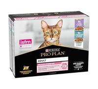PRO PLAN Adulte Delicate Digestion Dinde Poisson Sauce 10x85g