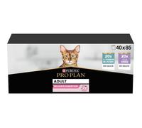 PRO PLAN Adulte Delicate Digestion Dinde Poisson Sauce 40x85g