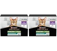 PRO PLAN Adulte Stérilisé Maintenance Canard en Sauce 10x85g (Lot de 2)