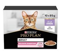 Pro Plan Aliment Délicate Nutrisavour en Sauce à Dinde pour Chat