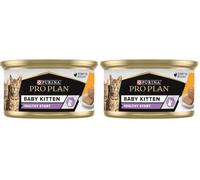PRO PLAN Baby Kitten Healthy Start Mousse Poulet 85g (Lot de 2)