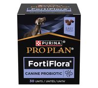 Pro Plan Forti Flora Lot de 4 Paquets de 30 comprimés à croquer pour Chien avec probiotique pour Soutenir la santé intestinale