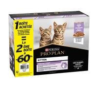 Pro Plan Kitten Healthy Start Dinde Sauce Pochons 10x85g - Le Second à -60%