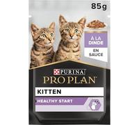 PRO PLAN Kitten Healthy Start Dinde Sauce Pochons 85g