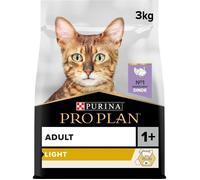 Pro Plan Light Adult 1+ Dinde 3kg - Croquettes complètes pour chats adultes en surpoids et chats ayant tendance à l'embonpoint