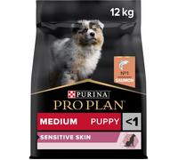 PRO PLAN Medium Puppy Sensitive Skin Riche en Saumon - 12 KG - Croquettes pour chiots de taille moyenne ayant une peau sensible