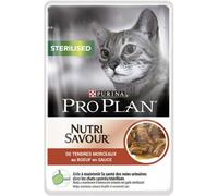 Pro Plan Nutri Savour - Sterilised Au Boeuf - 24 Sachets