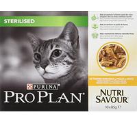 Purina Proplan Nutri Savour Sterelised Chat Adulte Poulet Multi Sachets 10 x 85g