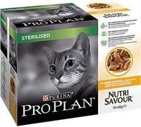 PRO PLAN® NUTRISAVOUR Sterilised Chat - Poulet en sauce Aliment 10x85 g