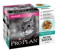 PRO PLAN-Pâtée pour chat delicate au poisson Pro plan 10 x 85 g