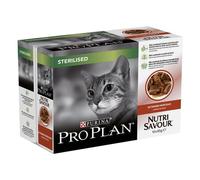 PRO PLAN-Patée pour chat stérilisé nutrisavour au bœuf Pro plan 10x85 g