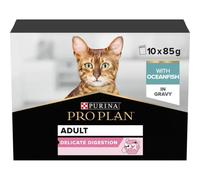 PRO PLAN Pouch pour chat poisson délicat 10x85 g