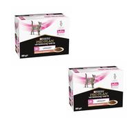 PRO PLAN Veterinary Diets UR St/Ox Saumon urinary | Lot de 2 | 2 x 10 x 85 g | Aliment diététique pour chats adultes | Peut contribuer à la dissolution des pierres de struvite