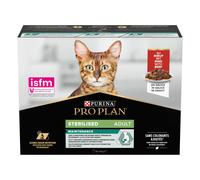 Pro Plan Sachet Fraicheur Maintenance Chat (adulte / Stérilisé) Boeuf En Sauce 10x85g