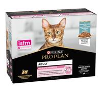 Pro Plan Sensitive Digestion Pâtée Pour Chat Adulte Poisson En Sauce 10x85g