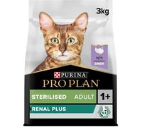 Pro Plan Sterilised Adult RENAL PLUS Dinde 3kg - Croquettes complètes pour chats adultes stérilisés