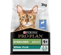 Purina Pro Plan Aliment Sec Pour Chat Sterilised Adult 1+ OptiRenal Lapin 3kg