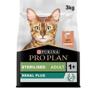 Pro Plan Sterilised Adult RENAL PLUS Saumon 3kg - Croquettes complètes pour chats adultes stérilisés