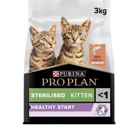PRO PLAN Sterilised Kitten 3-12 mois HEALTHY START Saumon 3kg - Croquettes complètes pour chatons stérilisés