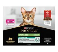 PRO PLAN Adult STERILISED MAINTENANCE Boeuf Sauce 10x85g