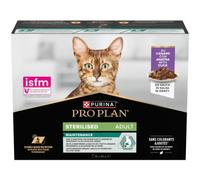 Pro Plan Sterilised Pâtée Pour Chat Adulte Stérilisé Canard 10x85g