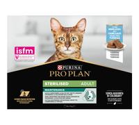 Pro Plan Sterilised Pâtée Pour Chat Adulte Stérilisé Terrine Au Cabillaud 10x75g