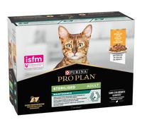 Pro Plan Sterilised Viande En Sauce Pour Chat Adulte Stérilisé Poulet 10x85g