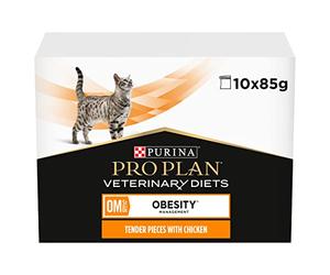 Pro Plan Vet Feline Om Obesity Boîte Pouch 10 x 85 g