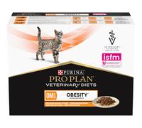 Pro Plan Veterinary Diets OM Obesity Pâtée Pour Chat Poulet 10x85g