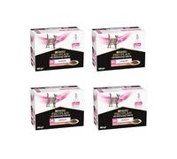 PRO PLAN Veterinary Diets UR St/Ox Urinaire Salmon 4 x 10 x 85 g Aliment diététique pour chats adultes Peut contribuer à la dissolution des pierres de struvite