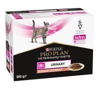 Pro Plan Veterinary Diets UR Urinary Pâtée Pour Chat Saumon En Sauce 10x85g