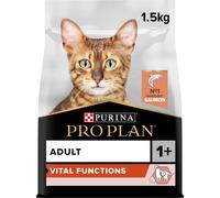 Pro Plan Vital Fonctions Croquettes pour Chat adulte Saumon 1,5kg