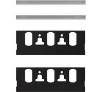 PRO Planer Knife Set, 4 pcs | pour Panneaux plastifiés, Bois dur, 82 x 5,5 x 1,1 mm Professional Accessoire Rabot