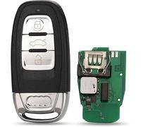 Pro-Plip Complete Key With Electronic Programming Compatible With A4 S4 A5 S5 Q5 Rs A6 A7 A8 3 Buttons 868 Mhz Id46 Pcf7945 Remote Control Blank