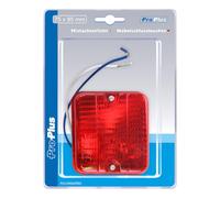 PRO PLUS 343630S Feu Anti Brouillard arrière, 75 x 85 mm Rouge/Noir