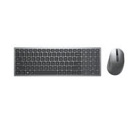 Pro Plus Compact - Ensemble clavier et souris - sans fil - 2.4 GHz, Bluetooth 5.0 - QWERTY - International US - gris titan