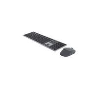 Pro Plus Keyboard and Mouse KM7321W - Ensemble clavier et souris - sans fil - 2.4 GHz, Bluetooth 5.0 - QWERTY - R.-U. - gris titan - avec 3 years NBD