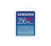 Samsung Carte mémoire SD PRO Plus MB-SD256S 256 Go SDXC UHS-I U3 V30 Full HD et 4K 180/130 Mo/s