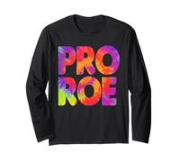 Pro Roe Tie Dye Coloré Rétro Equality Art Manche Longue