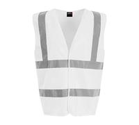 PRO RTX - Gilet haute visibilité - Adulte (XL) (Blanc)