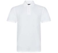 Pro RTX Polo Piqué Manches Courtes Polycoton Col Montant Unisexe Noir XS-8XL